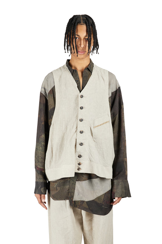 Collarless Waistcoat
