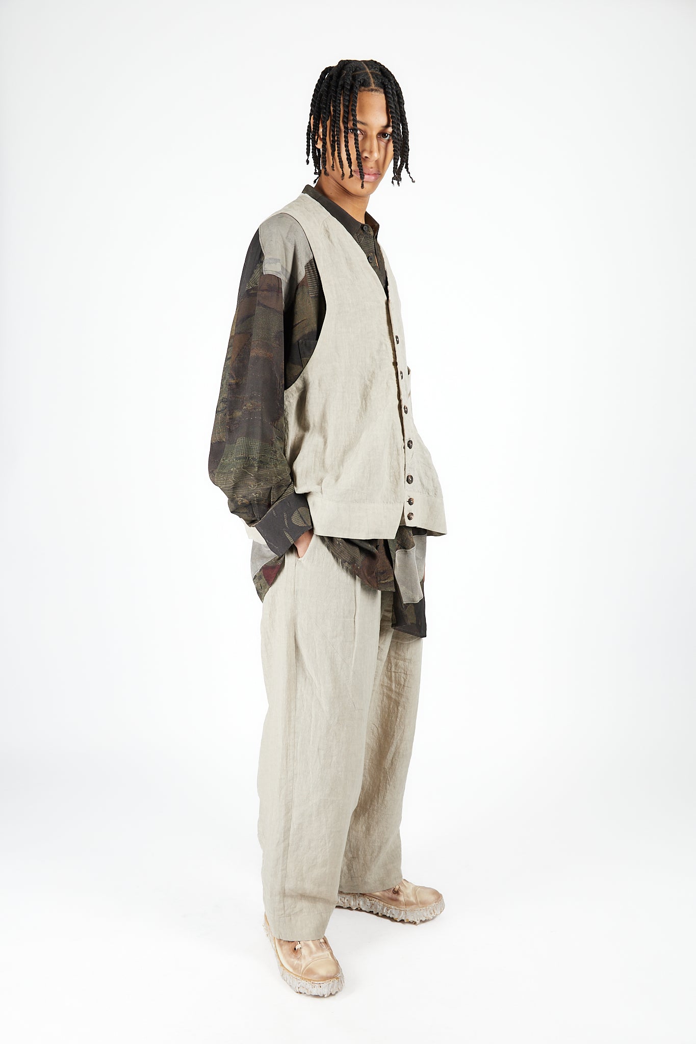 Collarless Waistcoat