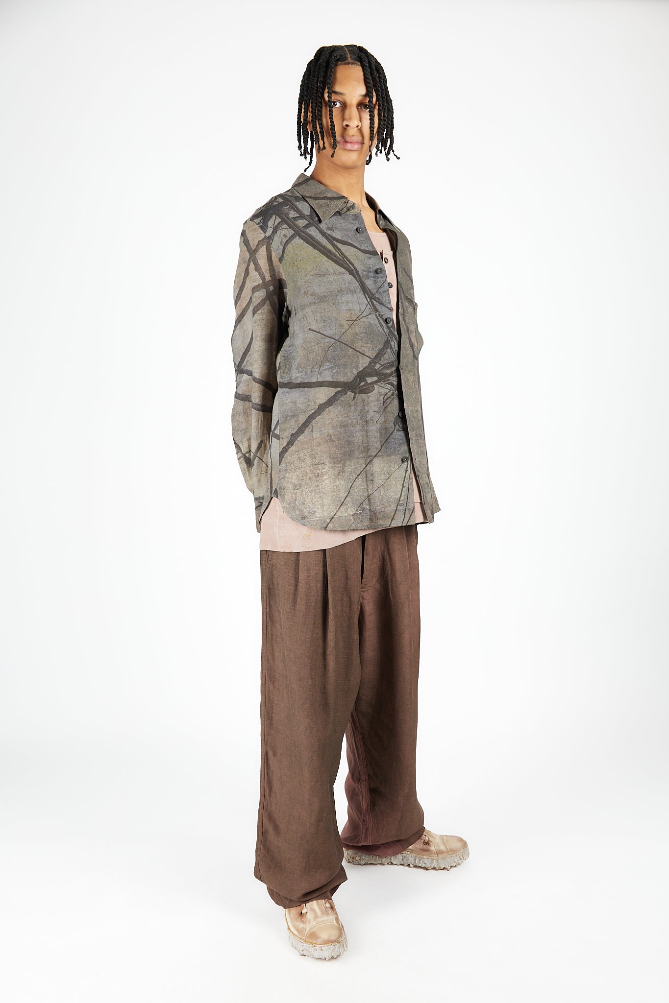 Classic Digital Print Shirt