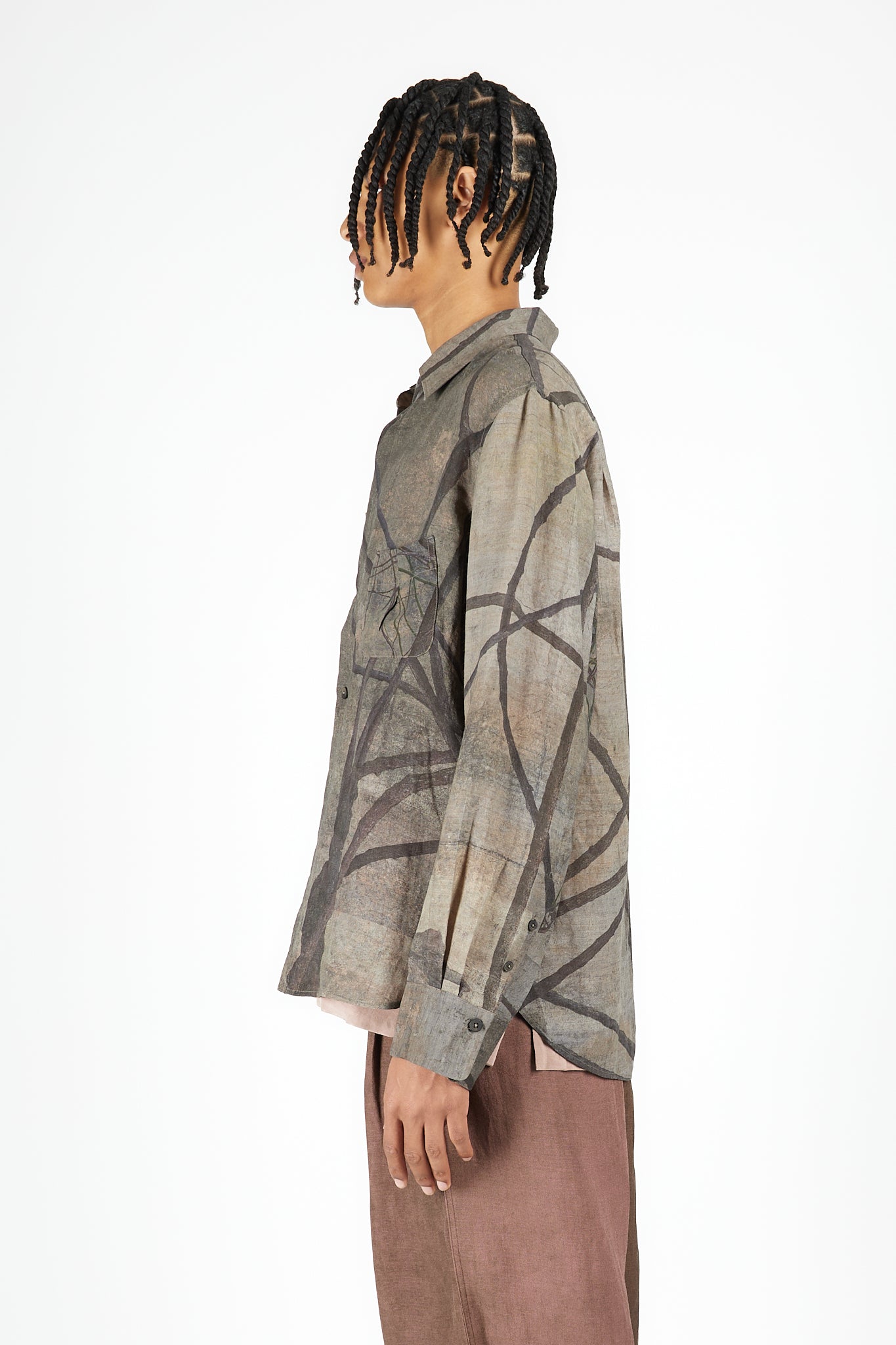 Classic Digital Print Shirt
