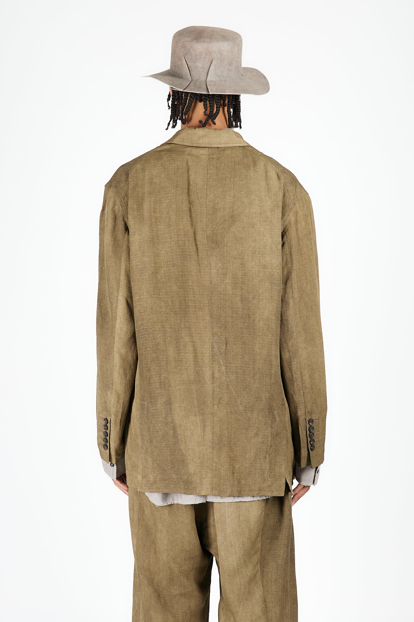 1 Button Long Jacket