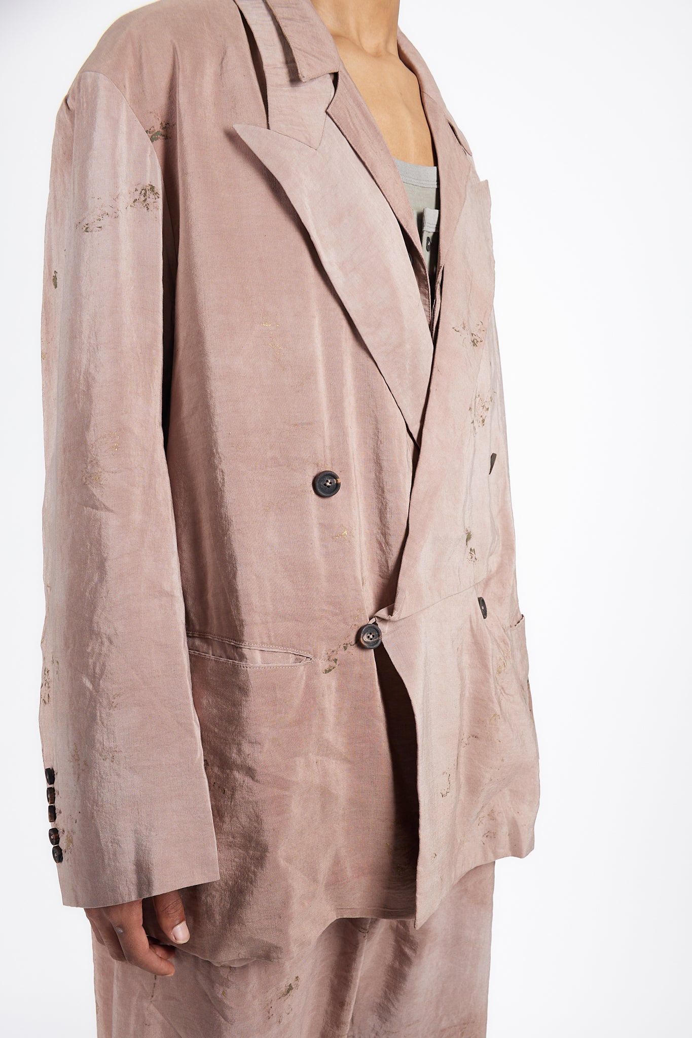 Double Breasted Asymmetric Jacket