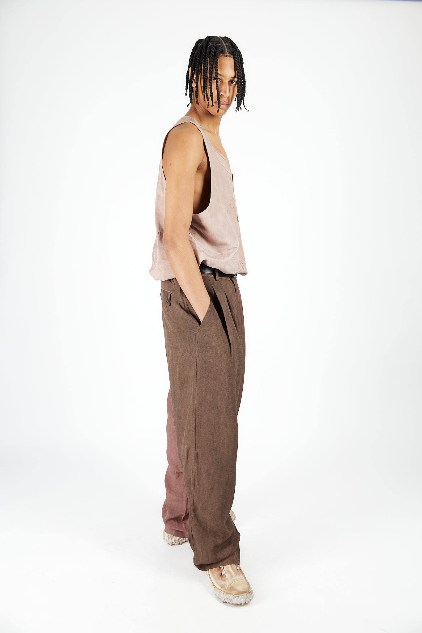 Front Pleats Trousers