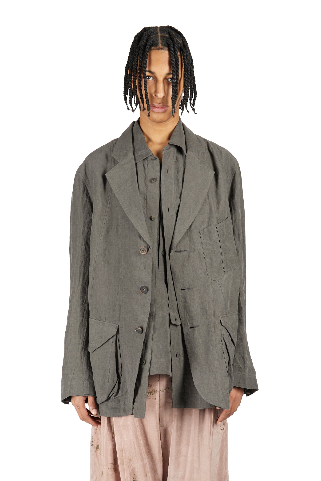 3 Button Long Jacket