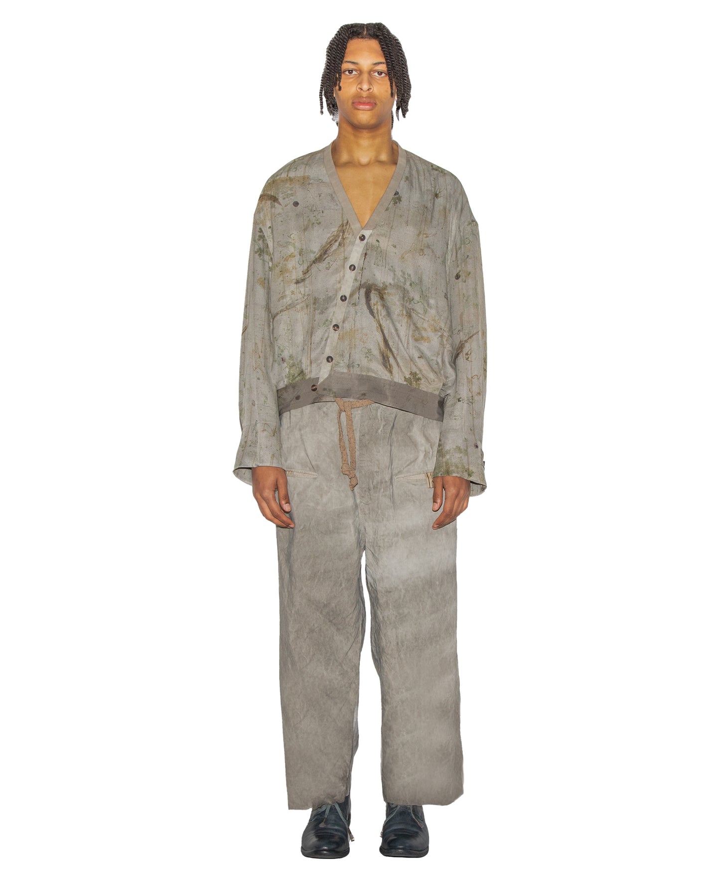 Digital Print Shawl Collar Bomber