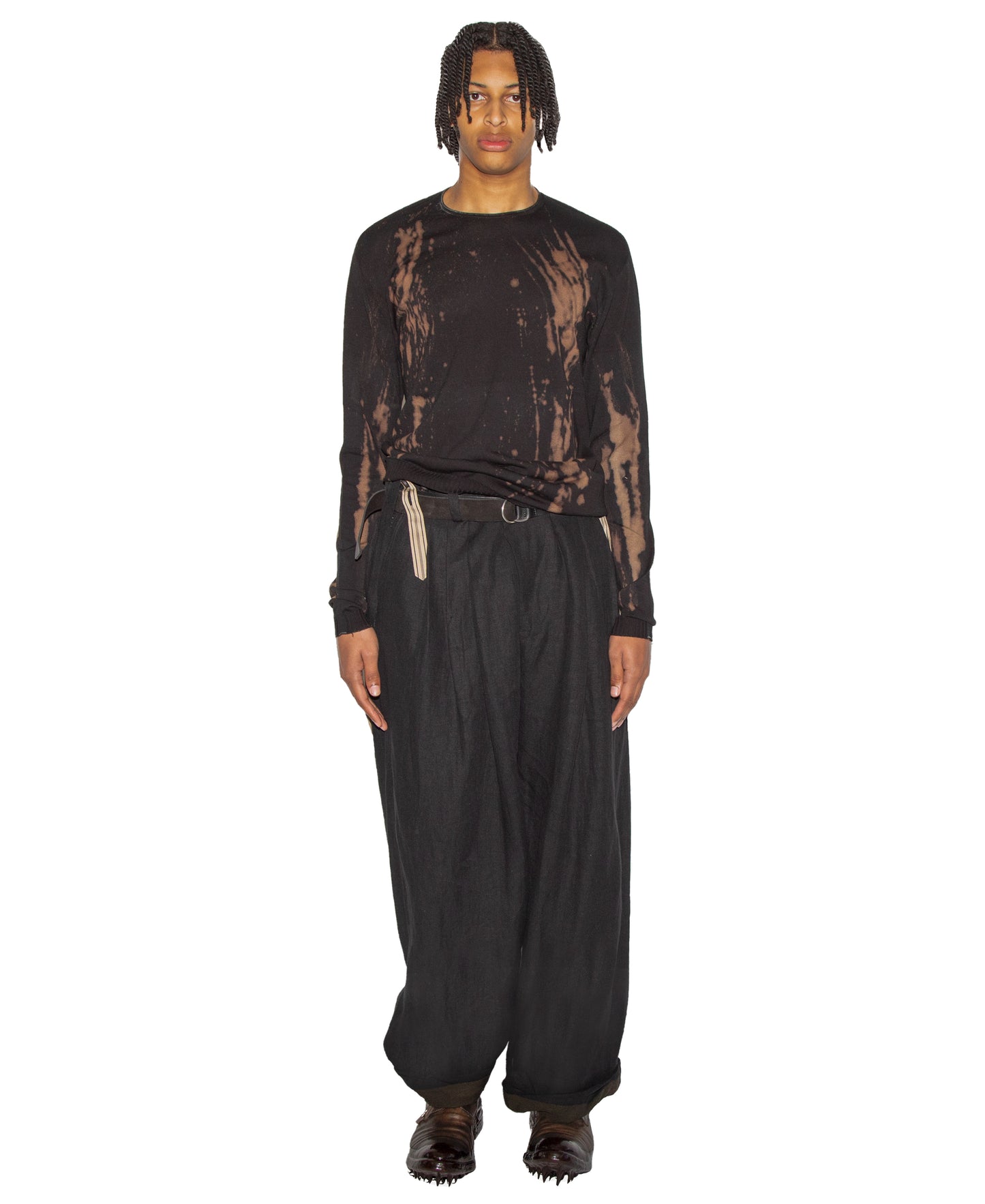 Detachable Suspender Trousers
