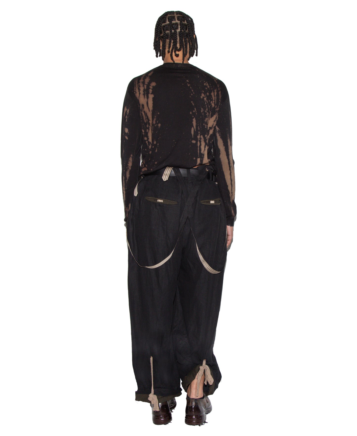 Detachable Suspender Trousers