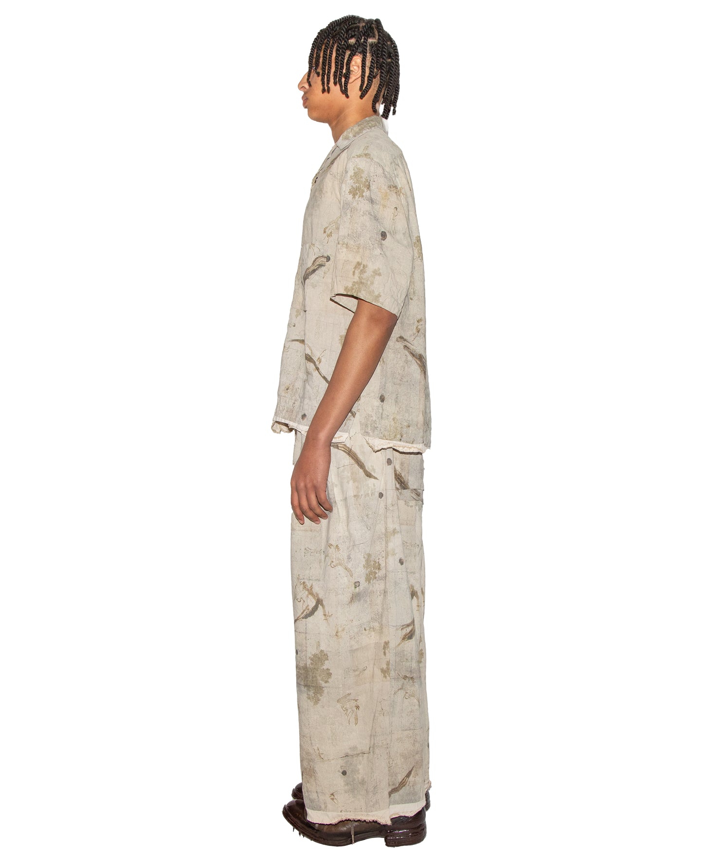 Digital Print Short Sleeve Shirt
