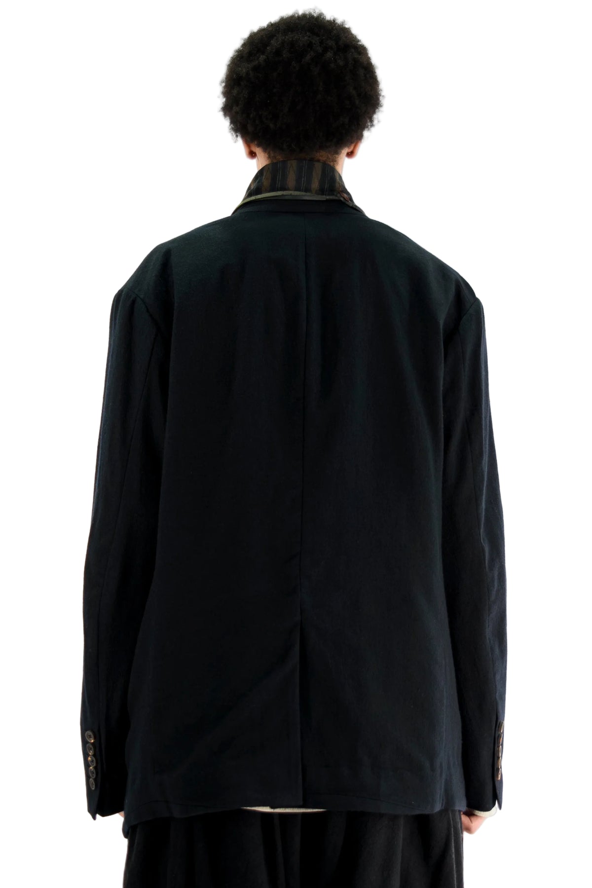 Notch Collar 3-Button Blazer