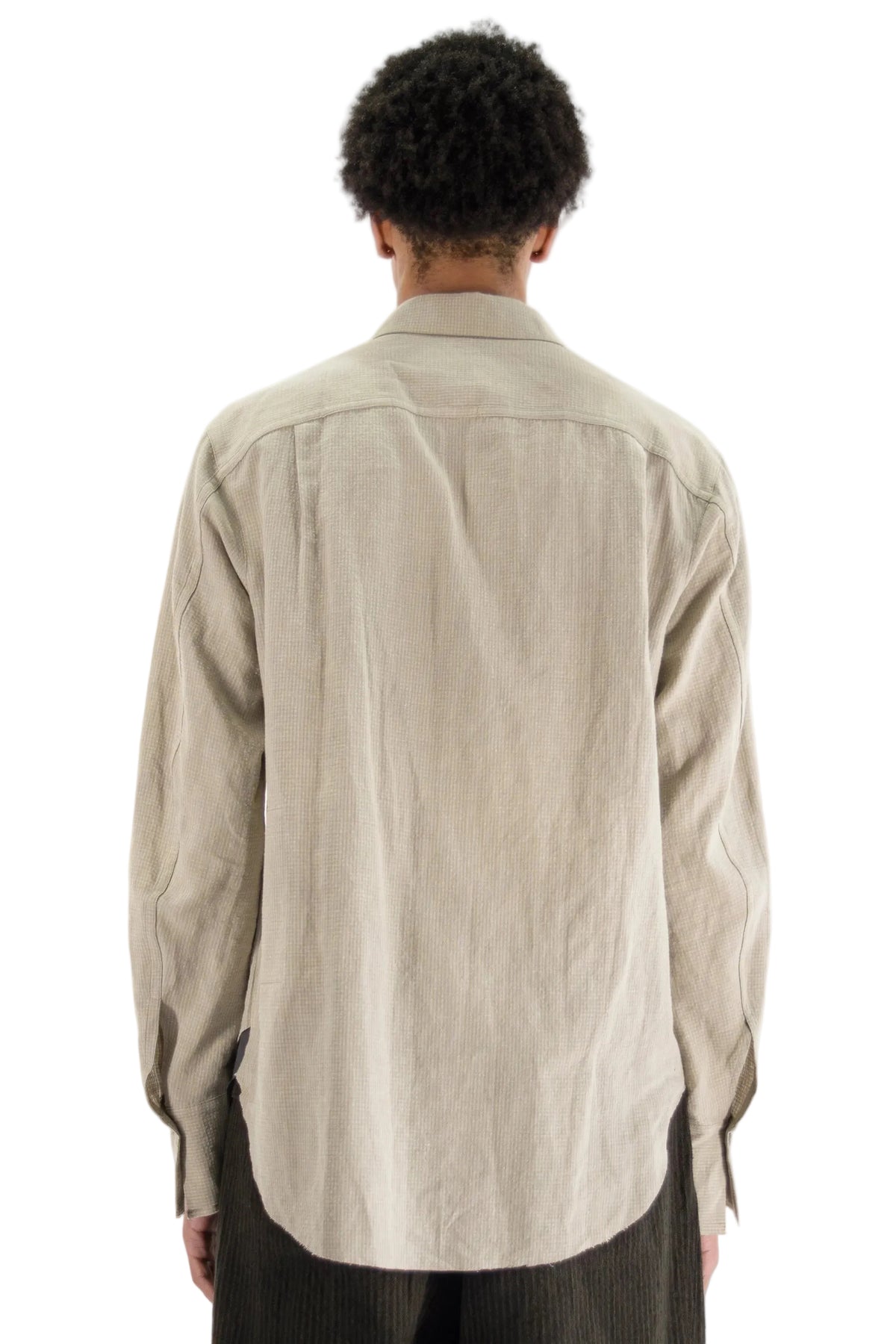 Striped Concealed Button Shirt