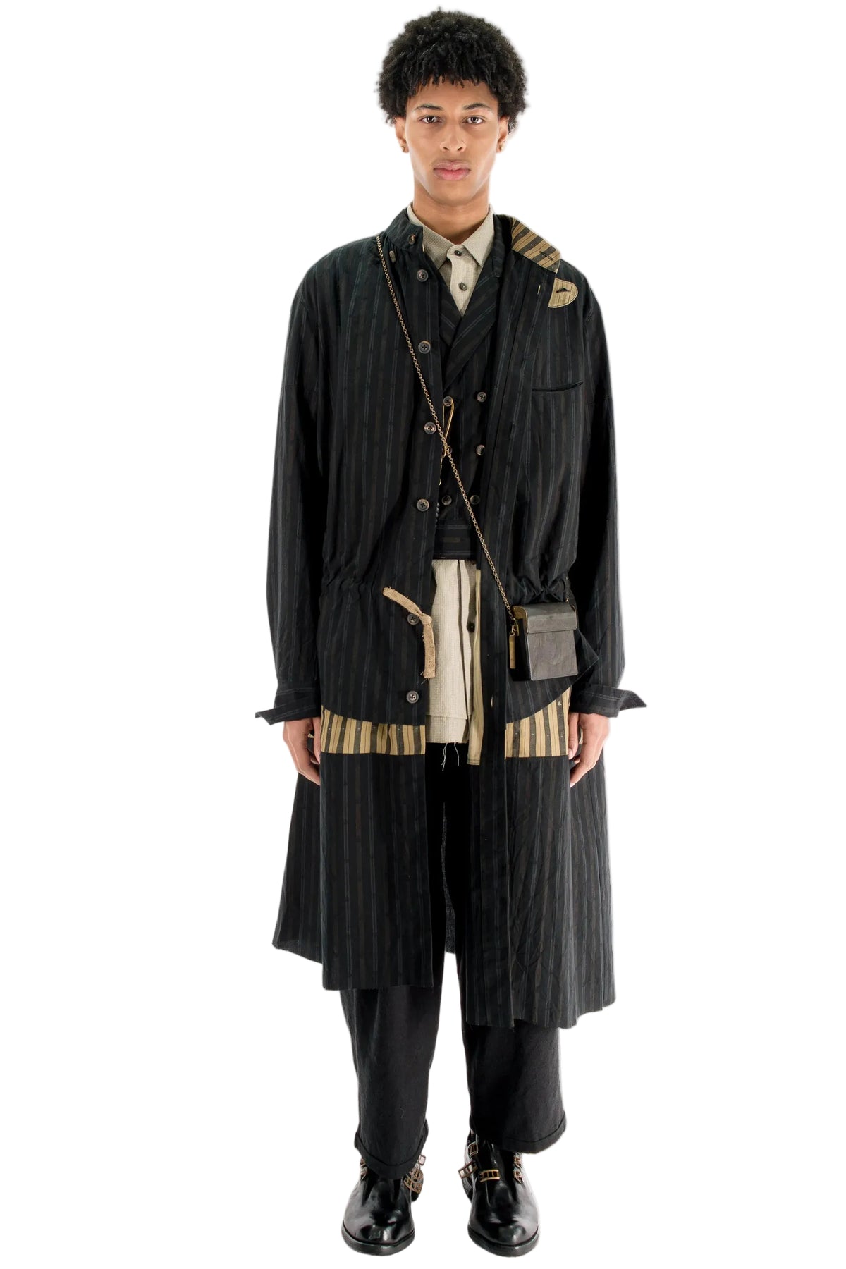 Mandarin Collar Long Shirt