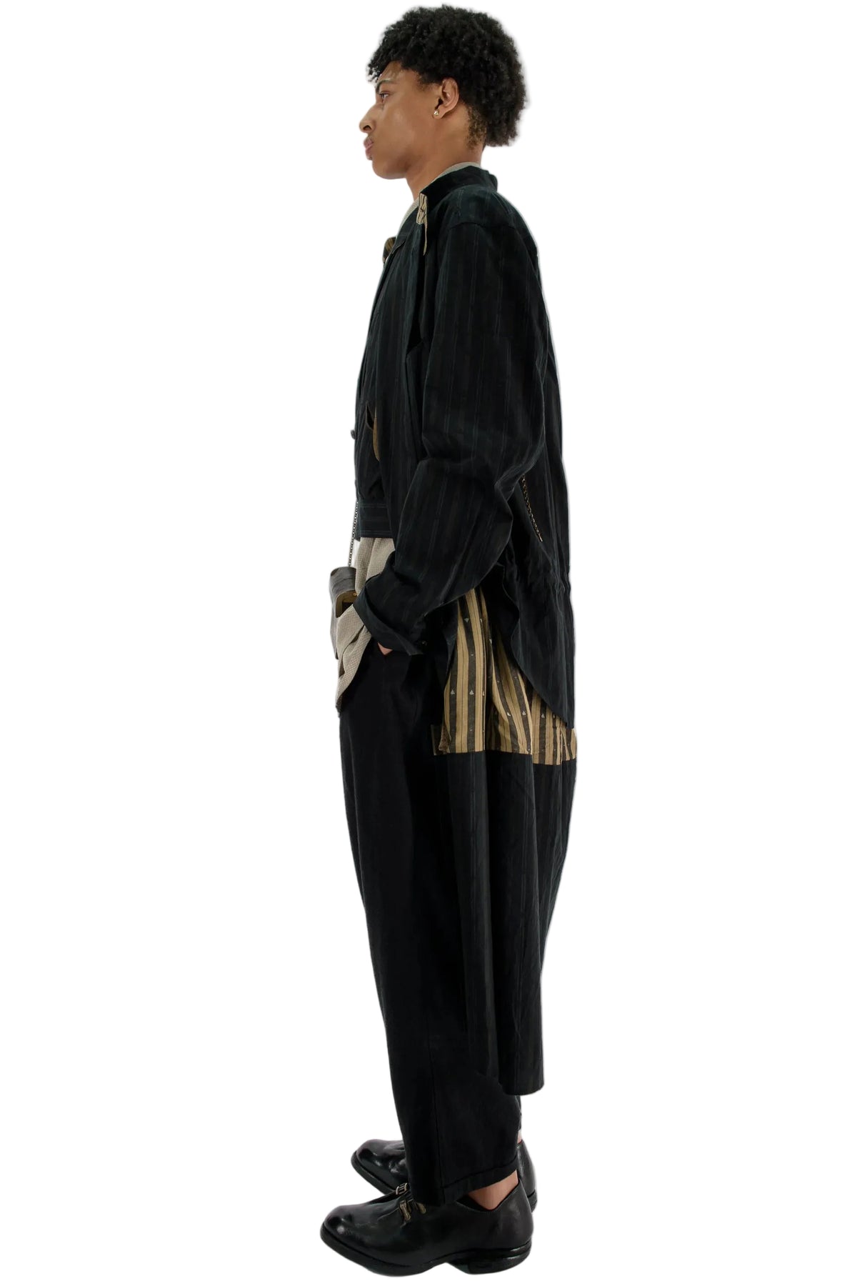 Mandarin Collar Long Shirt