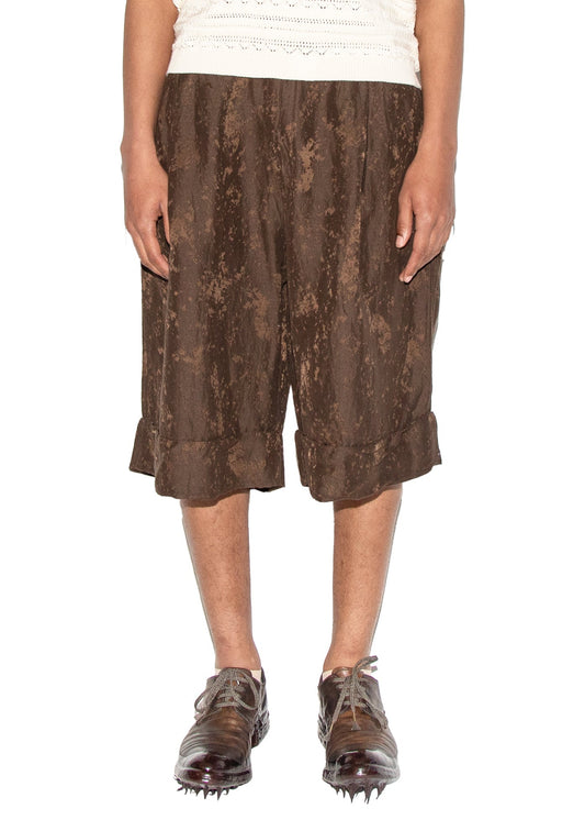 Cropped Wide Shorts