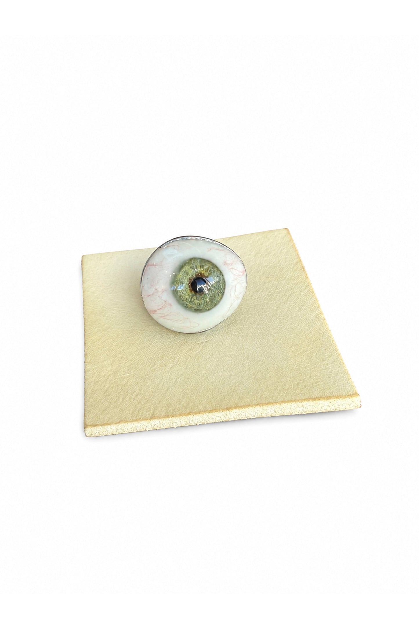 Carol Christian Poell Silver Eye Ring - image 1