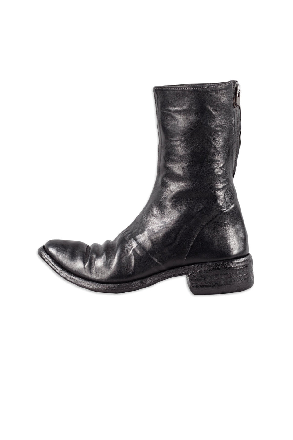 Object Dyed Lined Diagonal Zip Goodyear Boot