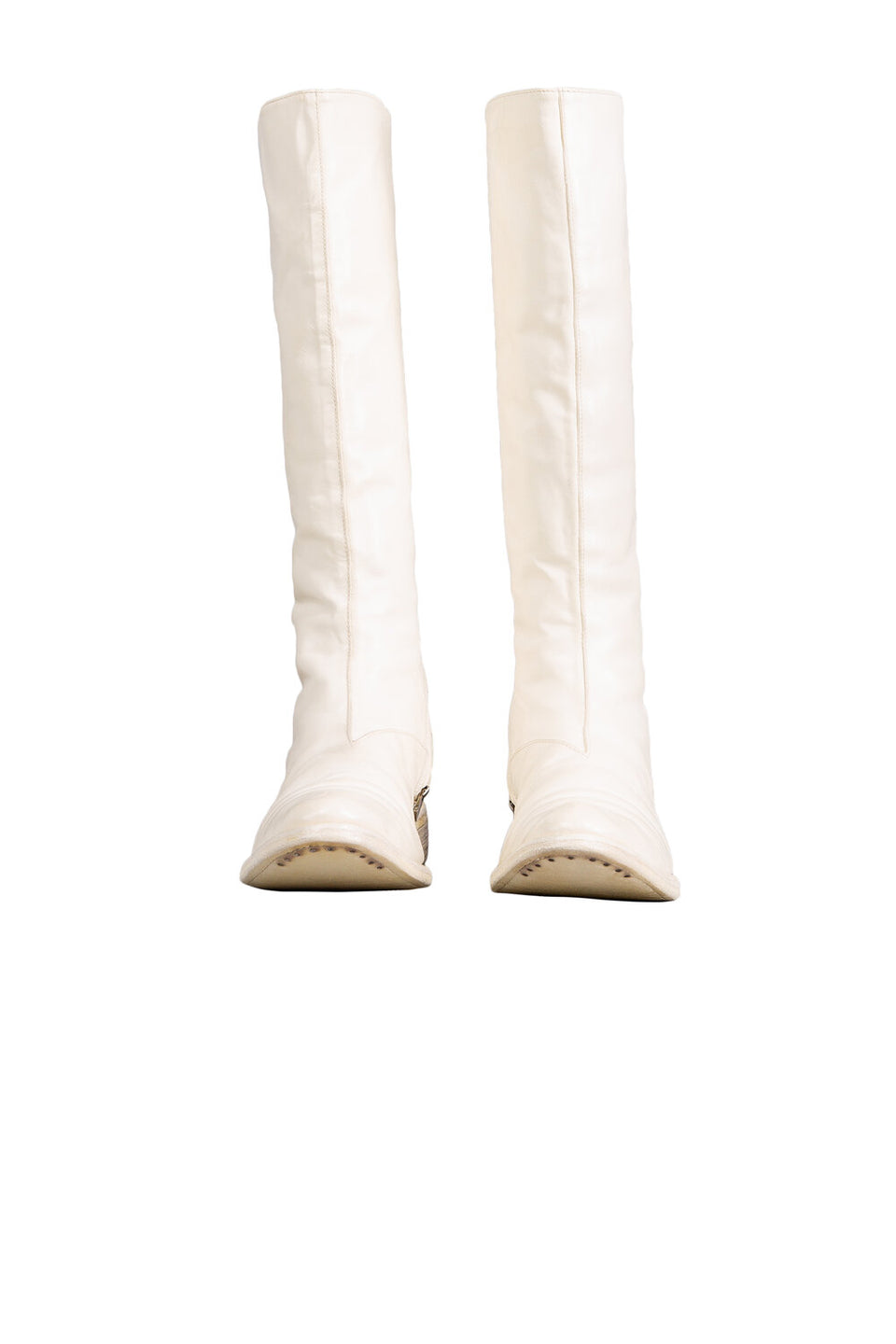 Lined Diagonal Zip Knee High 'Goodyear' Boot