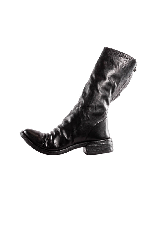 Object Dyed Lined Long Diagonal Zip Goodyear Boot