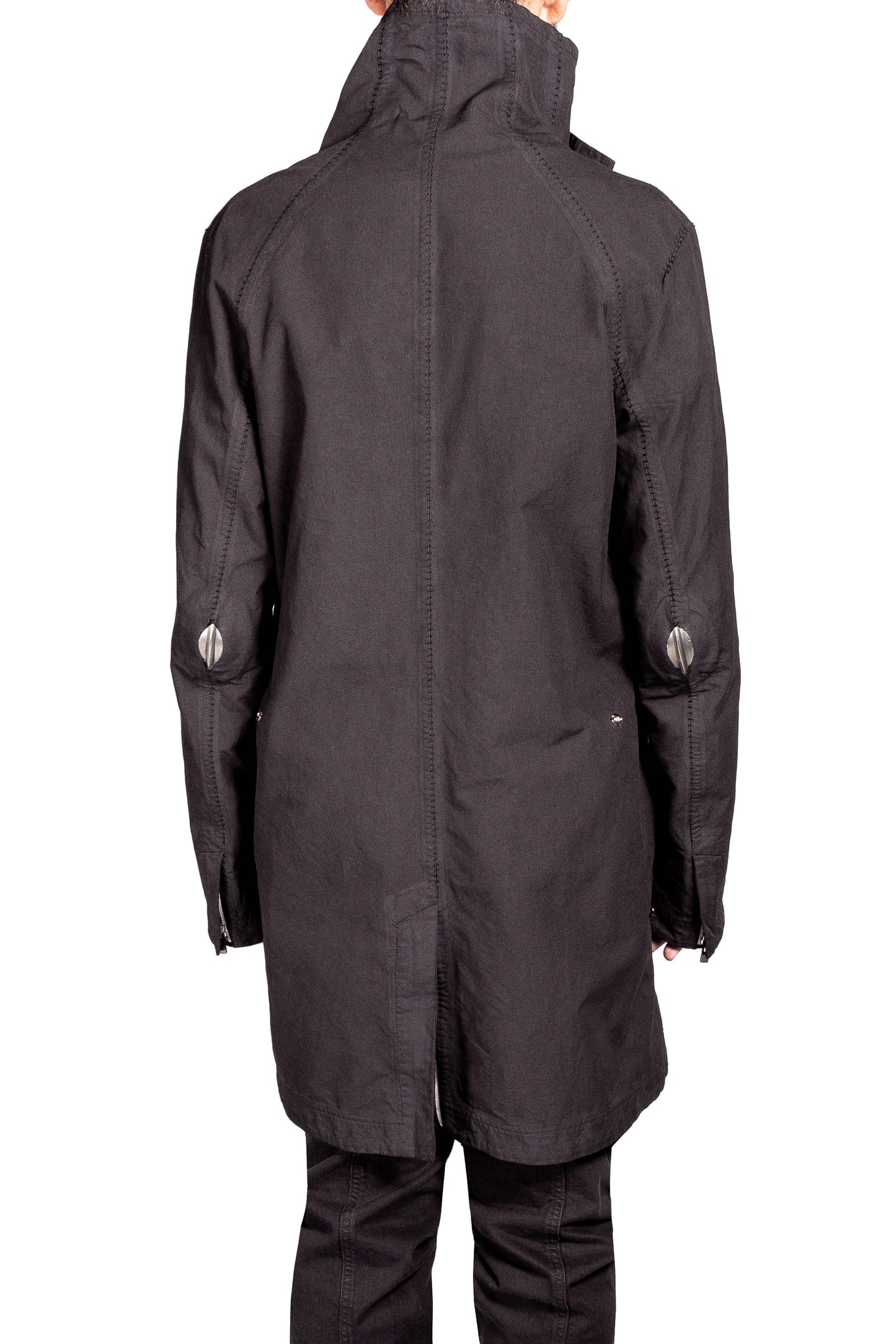Object Dyed IN-BETWEEN BLACK PARKA