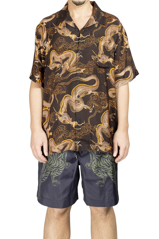 Cloud Dragon Camp Collar Shirt